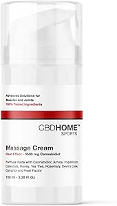 CBD HOME Sports - Heat Effect - Local Relief with Cannabidiol (CBD+CBG 3500mg), Arnica, St. John's Wort, Devil's Grass - Muscles, Joints, Circulation Activation - 100 ml