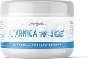 Saf.Nutraceutica - L'Arnica ICE - Arnica Montana Cream with Ice Effect - Extra Strong Fast Action - With a Powerful Mix of Arnica Montana Extracts - Format 250 ml