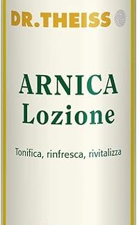 Dr. Theiss Arnica Lotion – Arnica for Horses for Human Use 250 ml – Arnica Montana Extract for Body and Skin of Arms Legs and Ankles, with Rosemary, Sage, Pine Mugo and Menthol Oil
