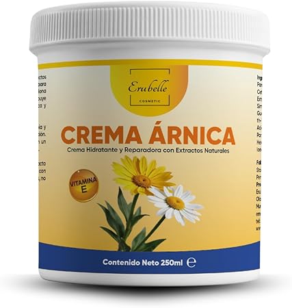 Arnica Crema Antinfiammatoria | Idratante Corpo con Estratto di Camomilla e Jojoba | Crema Arnica Naturale per la Cura quotidiana del Corpo | Ammorbidisce, Nutre e Protegge la Pelle | Uso topico