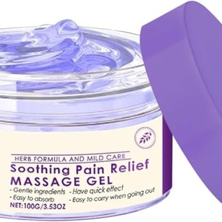Gel for Joint Pain Gels Purple, G-el for Pain Soothing Massage, Gentle Joint Gels for Back Neck Hands Knee, Quick Absorption Repair Cream for Men and Women
