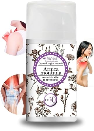 Arnica Montana Cream 99% Human Use - Strong Ointment for Muscle, Joint and Cervical Pain - Arnica with Devil's Claw - Made in Italy - 100 ml