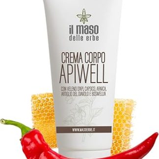 Arnica Bee Venom Body Cream Boswellia and Capsicum Devil's Claw - Made in Italy - Pure Warming Cream - Body Toning Cream - 100 ml