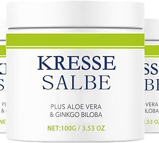 Active Watercress Ointment Plus, Watercress Ointment Against Age Spots, Pigment Spots, Watercress Face Cream, Whitening Cream Against Pigment Spots, Age Spots, Cream for Watercress