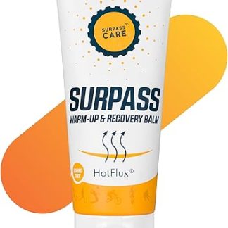 SURPASS Warming and Recovery Balm for Athletes, Muscle Warming Cream for Cyclists, Long Lasting Heat Sensation, Muscle Relaxing, Warming Muscle Massage (200ml)