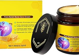 Crema lenitiva per massaggio, lozione per la cura delle ossa, balsamo muscolare per supporto articolare, 5 x 4,8 cm, formula ad assorbimento rapido, nutriente e comoda per schiena, collo, mani, piedi