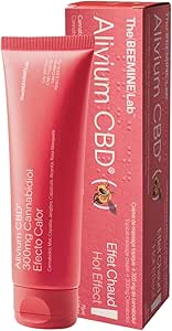 The Beemine Lab - Alivium CBD 75ml - Warming Effect - Local Relief Feeling with Cannabidol, Arnica and Honey - Muscle and Joint Pain Cream - Cream with Hemp