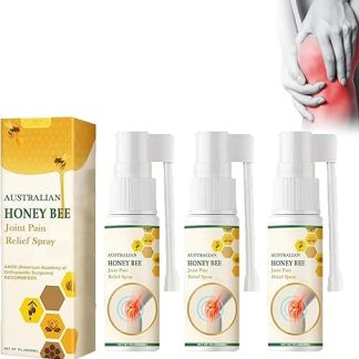 Cvreoz Bee Venom Pain & Bone Healing Spray, New Zealand Bee Venom Therapeutic Joint Bone Spray for Neck, Knee, Shoulder, Waist, Leg (3pcs)