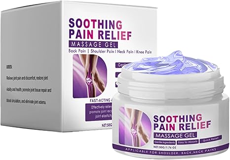 Purple Gel Joint Pain, Joint Repair Cream, Knee Pain Engineering Cream, Non Scratch, Easy to Apply, 5 x 5 x 4.2 cm, for Knee, Feet Hands