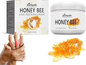 Fivfivgo Bee Venom Pain Relief Cream with Australian Bee Venom, Bee Venom Pain and Bone Healing Cream, Bee Venom Therapy Cream for Joints and Bones (1pcs)