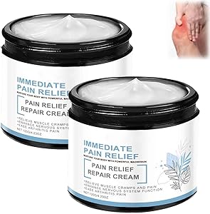 Magnesium Pain Relief Cream, Nourishing Joint Repair Cream, Made With Natural Ingredients, Suitable For Waist Joint Pain, Knees, Elbows, Wrists, Etc (2)
