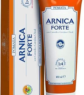 Erboristeria Magentina Arnica Forte Ointment, Joint Pain, Bruises, Cervical Bruises, Muscle Disorders, Strains - 100 ml