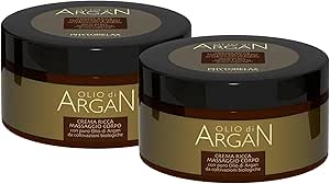 Rich Body Massage Cream with Pure Argan Oil from Organic Cultivations 300 ml (2 Units)