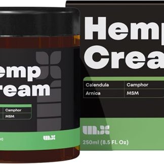 Strong Pain Relief Cream – 250 ml – Hemp Cream for Joint Pain with Extract Calendula, Arnica, Camphor, MSM – CBD Cream for Relief Muscle Pain, Feet, Knee, Neck, Shoulders