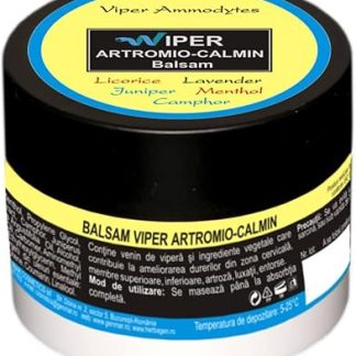 Viper Poison Balm Cream 50 ml for Joint and Bone Therapy, Pain Relief for Back, Neck, Hands, Feet, Bruises, Muscle Pain and Back Pain, Activates Circulation