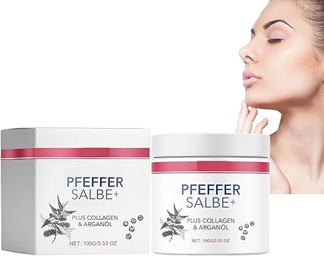 Tanning Pepper Ointment, Pepper Plus Ointment, Pepper Ointment for Tanning Premium Quality for Men and Women, Active Pepper Ointment, Rich with Collagen and Argan Oil, 100ml (1