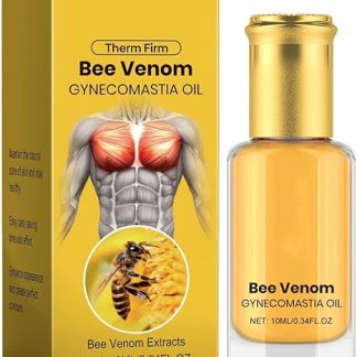 Bee Venom Oil for Gynecomastia Treatment, Bee Venom Oil, Bee Venom Oil, Gynecomastia for Men for All Skin Types (1PC)
