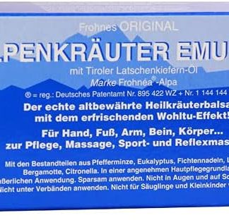 Alpine Herbs Emulsie Emulsion Giant Tube 200 ml The Original Frohne