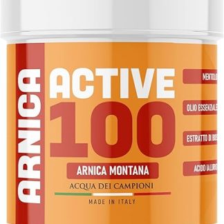 Active 100 Arnica Gel for Horses Extra Strong Human Use, Refreshing Ointment for Local Massages Muscles and Joints, 100% Natural, Large and Convenient Size - Water of Champions (600 ml)