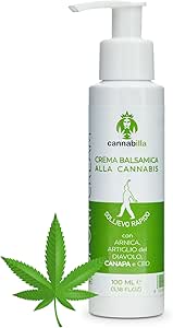 CBD Sport Cream - Sports Balsamic Cream with Hemp Oil and CBD - Immediate Relief for Muscles and Joints, with Devil's Claw, Arnica and Menthol - 100 ml