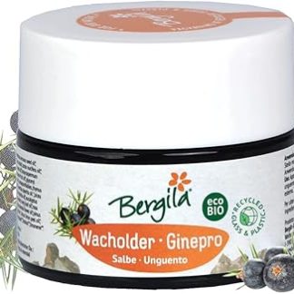 Ointment with Juniper ECOBIO, 50 ml - 100% Natural Organic and Controlled Raw Material - Clutches, Massages - Controlled and Certified Quality