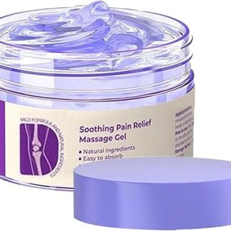 Lumbar Compress Gel Natural Soothing Joint Gel Lightweight, Non-Greasy Fast-Absorbing Body Cream, Effective Discomfort Relief for Muscle, Back X Joint