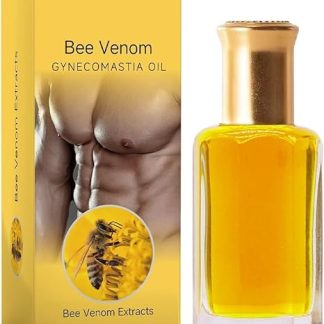 Bee Venom Gynecomastia Oil, Olio riscaldante Ginecomastia, Ginecomastia, Ginecomastia per gli uomini, Può Contribuire al rafforzamento dei muscoli pettorali (1PC)