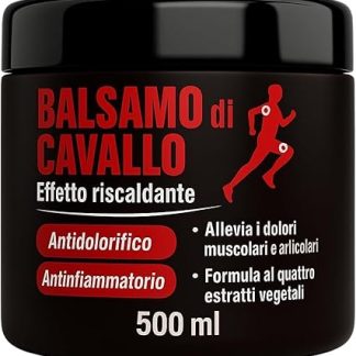 Warming Horse Balm - Muscle and Joint Relief with Arnica Montana, Centella Asiatica and Menthol - Relaxing and Stress Relief - 500ml AlohaLabs