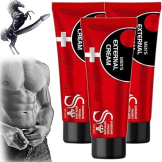 Men's Energy Strength Massage Cream, Men's External Cream, Men's Energy Strength Massage Cream, Vitality Boost Cream (3pcs)