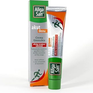 Allga San Akut Genu - Sports Muscle Warming Cream 50 ml - Warming Ointment, Massage Aid for Legs and Knees for Women and Men - with Mugo Pine, Camphor, Capsicum and Gaultheria