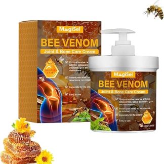 Crema Veleno D'api, Crema per Terapia Articolare e Ossea Al Veleno D'api, Antidolorifica per Artrite, Curativa Articolare Recupero Muscolare da 100g Mani, Piedi,Spalle,Recupero Indolenzito