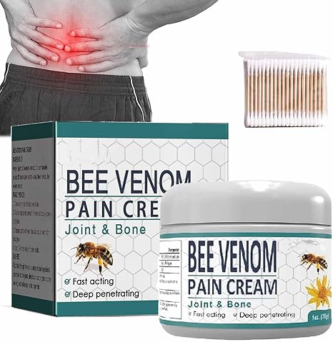 Bee Venom Pain Ointment, Bee Poison Ointment, Bee Venom Ointment, Bee Honey Cream Ointment, Bee Venom Ointment for Joint and Bone Therapy (1pcs)