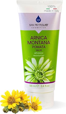 San Pietro Lab Arnica Montana Moisturizing Ointment Cream – Arnica Forte Ointment For Pains, Bruises and Swelling – Arnica Pain Relief Cream 100 ml