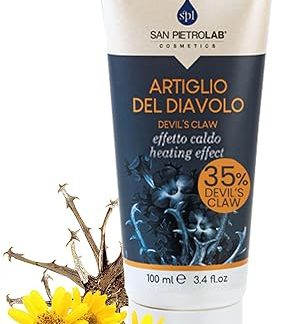 SAN PIETRO LAB - Arnica Montana and Devil's Claw Cream (35%) - Anti-Inflammatory Cream for Muscle and Joint Pain - Devil's Claw Cream 100 ml