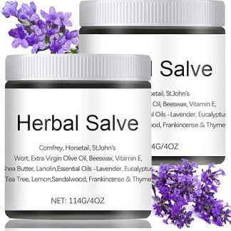 Organic Herbal Ointment 4oz - Comfrey Organic Herbal Ointment,Comfrey Organic Cream Ointment,Herbal Ointment for the Body(2pcs)