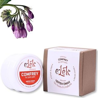Organic Comfrey Ointment 40 ml - Natural Ointment with Comfrey for the Care of Muscles, Joints, Knees, Shoulders, Neck and Back - Cream with Beeswax & Coconut and Olive Oil