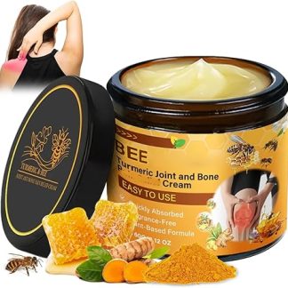 Furzero - Crema per veleno d'api e curcuma, 3 pezzi, crema per veleno d'api per promuovere il movimento articolare, crema per veleno d'api, veleno d'api e crema per le articolazioni, 60 g (1)