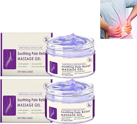 Purple Joint Repair Cream Pain Gel Purple Gel for The Body, Lumbar, Neck, Hands, and Feet (2)