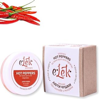ELEK Pepper Ointment 20ml - Thermal Ointment with Pepper - Extra Strong Heat Cream - Muscle & Joint Gel - Thermal Cream - Heat Effect - Thermal Balm with Olive Oil & Beeswax &
