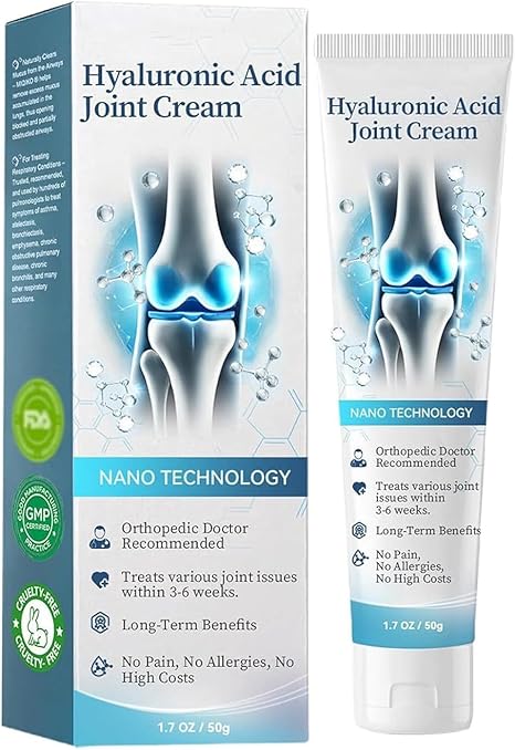 Arthroheal Hyaluronic Acid Joint Cream, R-elief Cream, Advanced Joint and Bone Care Cream, ArthroHeal Hyaluronic Acid Joint R-epair Cream, For Back, Neck, Hands, Knee (1 Piece)