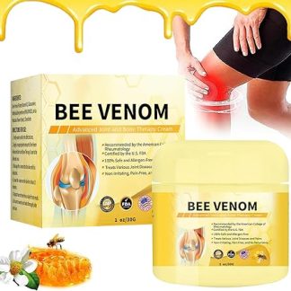 Bee Venom Joint Therapy Cream, Professional Bee Venom Joint Cream, Joint Relief, Neck, Waist, Back, Hands, Feet and Legs
