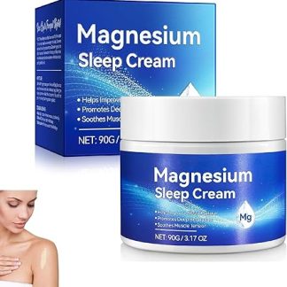 Magnesium Soothing Sleep Cream, Magnesium Sleep Cream, Magnesium Cream, Magnesium Soothing Sleep Butter, Muscle Joint Relaxant, Used Relieve Fatigue, Promoting Sleep (90 g)