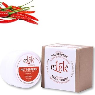 ELEK Organic Pepper Ointment 40 ml - Thermal Cream with Piperic - Heat Massage Gel for Muscles and Joints - Heat Effect - Skin Care Conditioner with Olive Oil and Beeswax