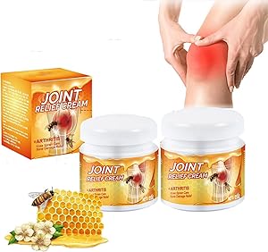 Bee Venom Pain & Bone Cream, Bee Venom Joint & Bone Relief Cream, Soothing Joint & Bone Cream for Arms, Waist, Feet and Legs