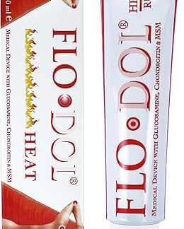 Flodol Heat Rub Pain Relief Cream Instant Long Lasting Warm Effect for Muscle Pain and Joint Pain, 120 ml