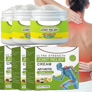 Beevana Bone Therapy Cream, Bee Venom, Joint and Bone Relief Cream, Body Cream for Soothing Comfortable Muscles (3 Pack)