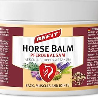 Horse Balm XXL 500ml | Horse Balm, Extra Pain Relief Gel, Balanced Combination of Peat and Herbs, Chestnut, for Back, Muscle, Blood Circulation and Regeneration