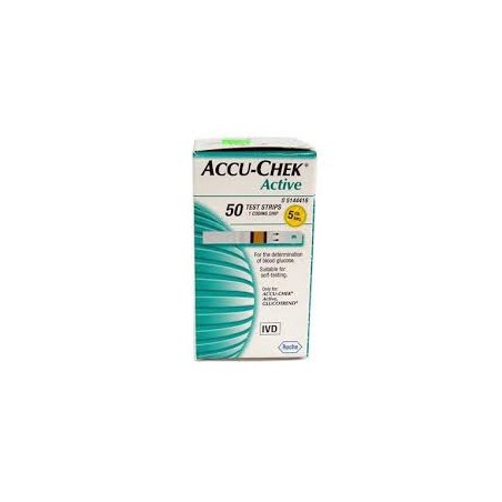 Accu-chek Active 50 Strisce reattive controllo della glicemia