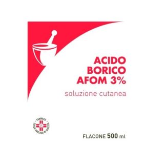 Acido Borico Afom 3% soluzione disinfettante  500ml