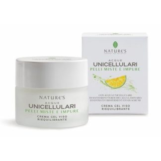 Acque Unicellulari Crema Gel Viso Riequilibrante 50 Ml